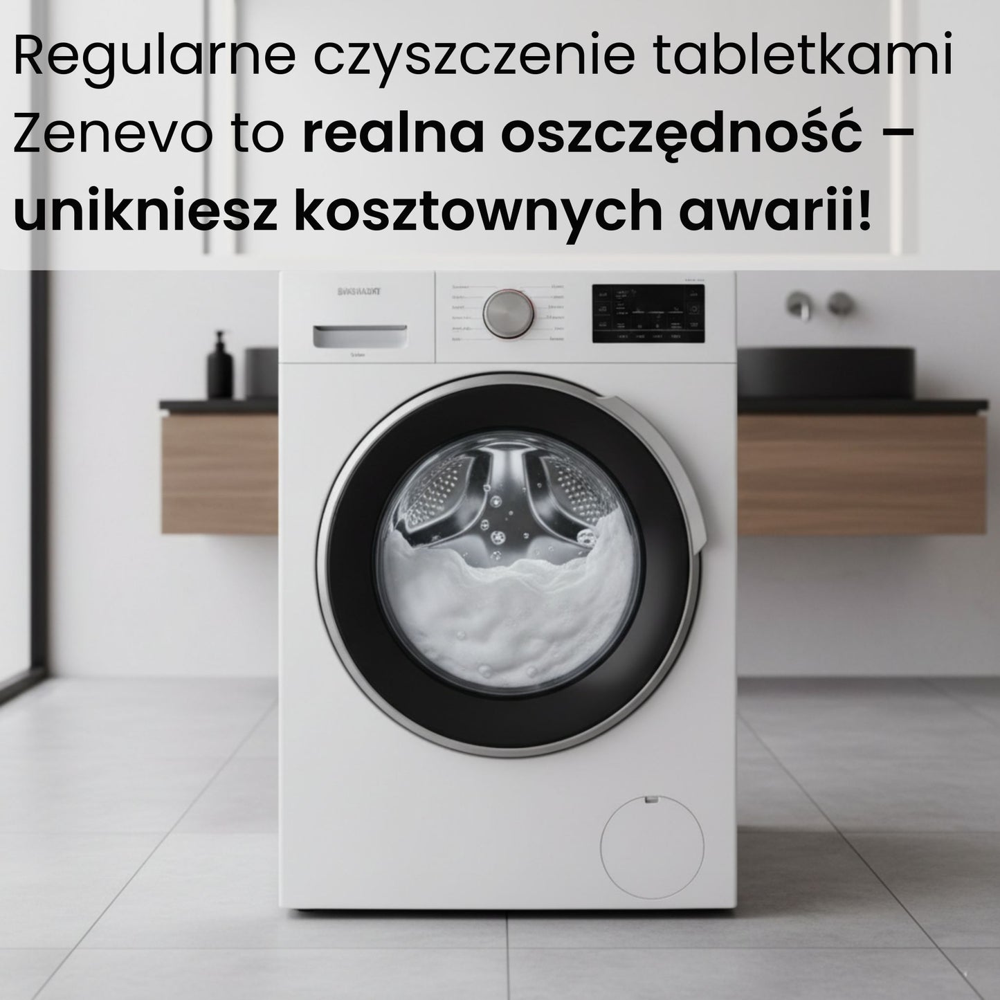 Zenevo - Profesjonalny środek do czyszczenia pralek 42 tabletki