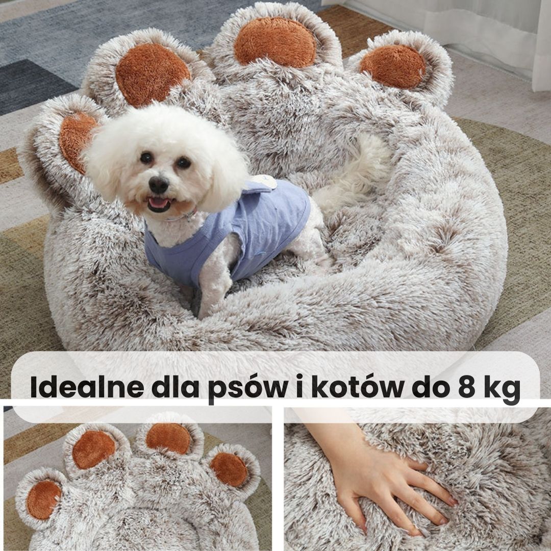 Ultramiękkie legowisko łapka misia