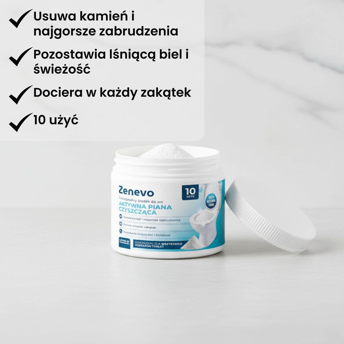 Zenevo - Aktywna piana do czyszczenia toalet