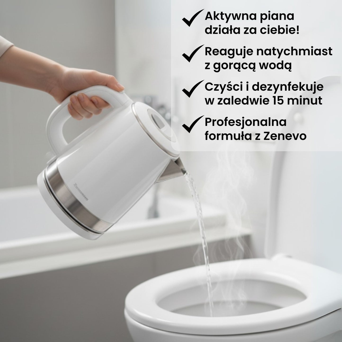 Zenevo - Aktywna piana do czyszczenia toalet