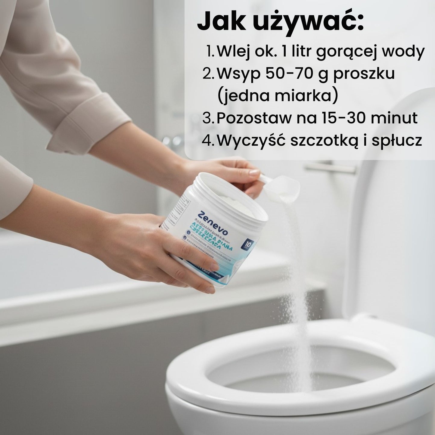 Zenevo - Aktywna piana do czyszczenia toalet