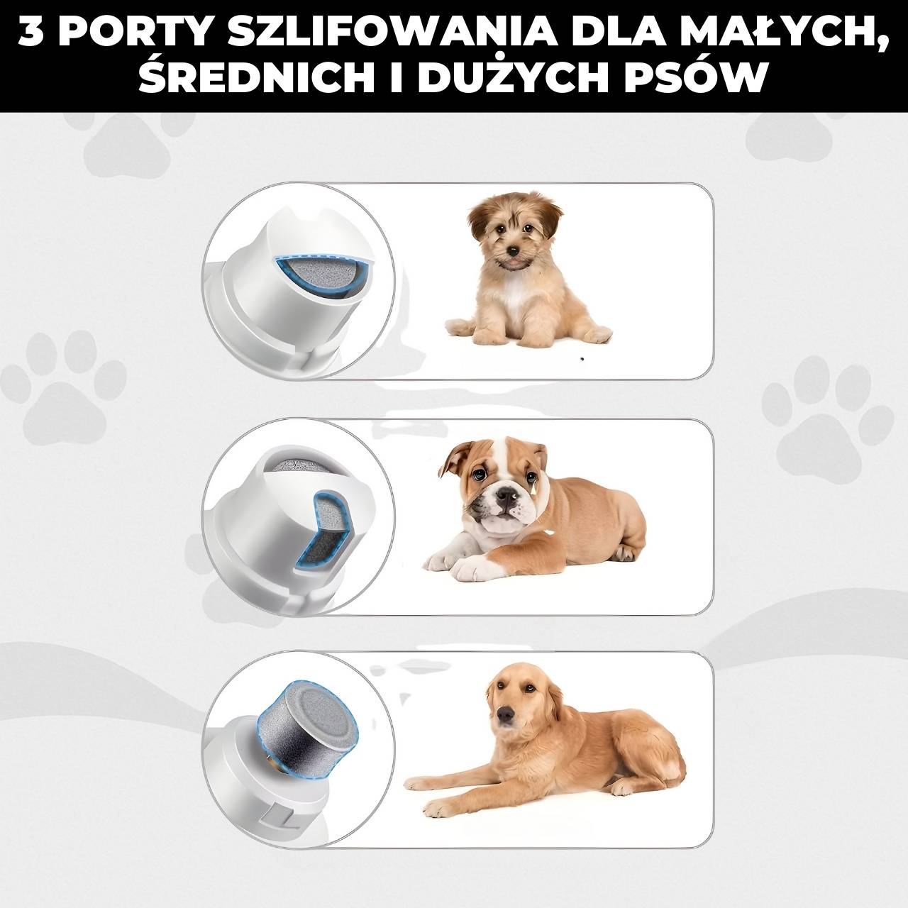 ZenGrind - Elektryczny Pilnik do Pazurków dla Psów i Kotów
