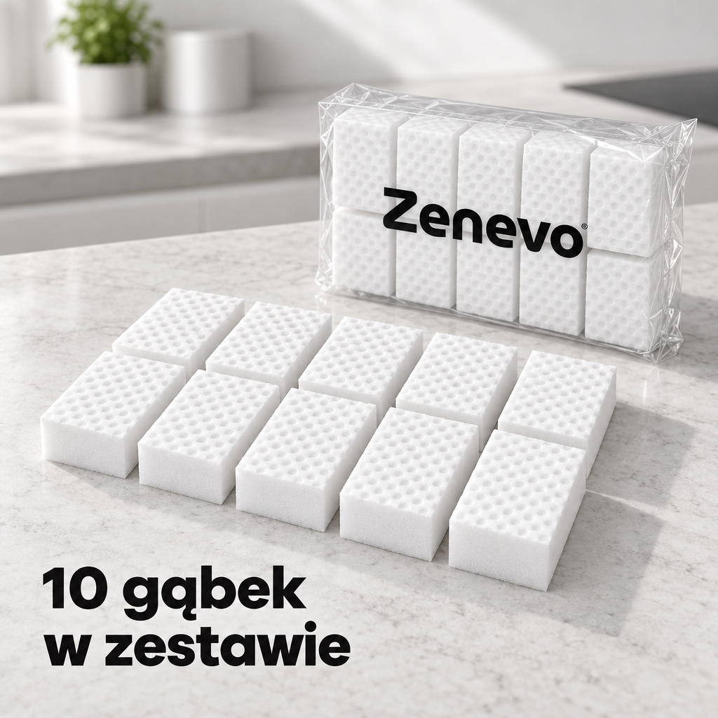 Magiczne gąbki z wypustkami - 10 sztuk