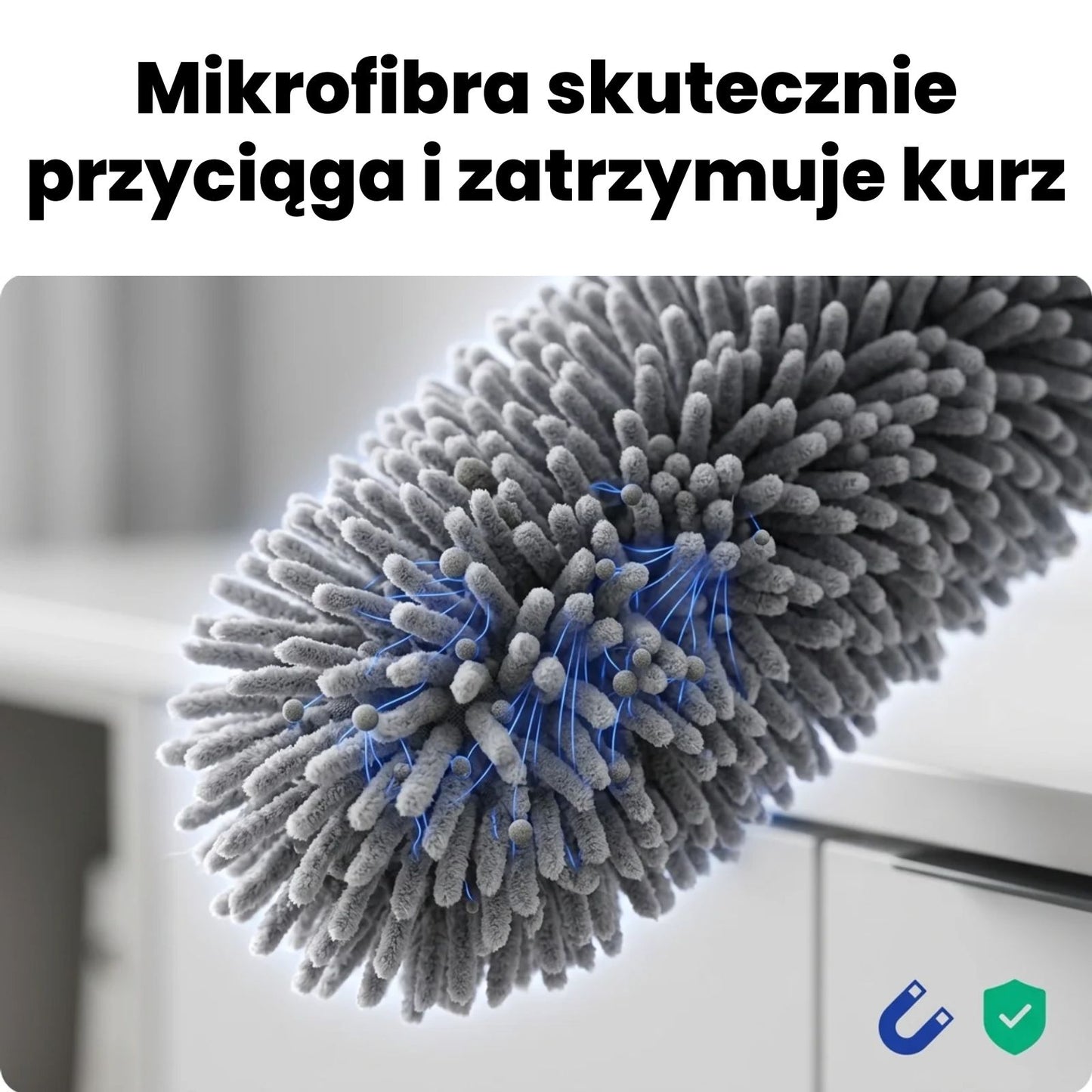 Szczotka teleskopowa rozkładana 3w1 280cm