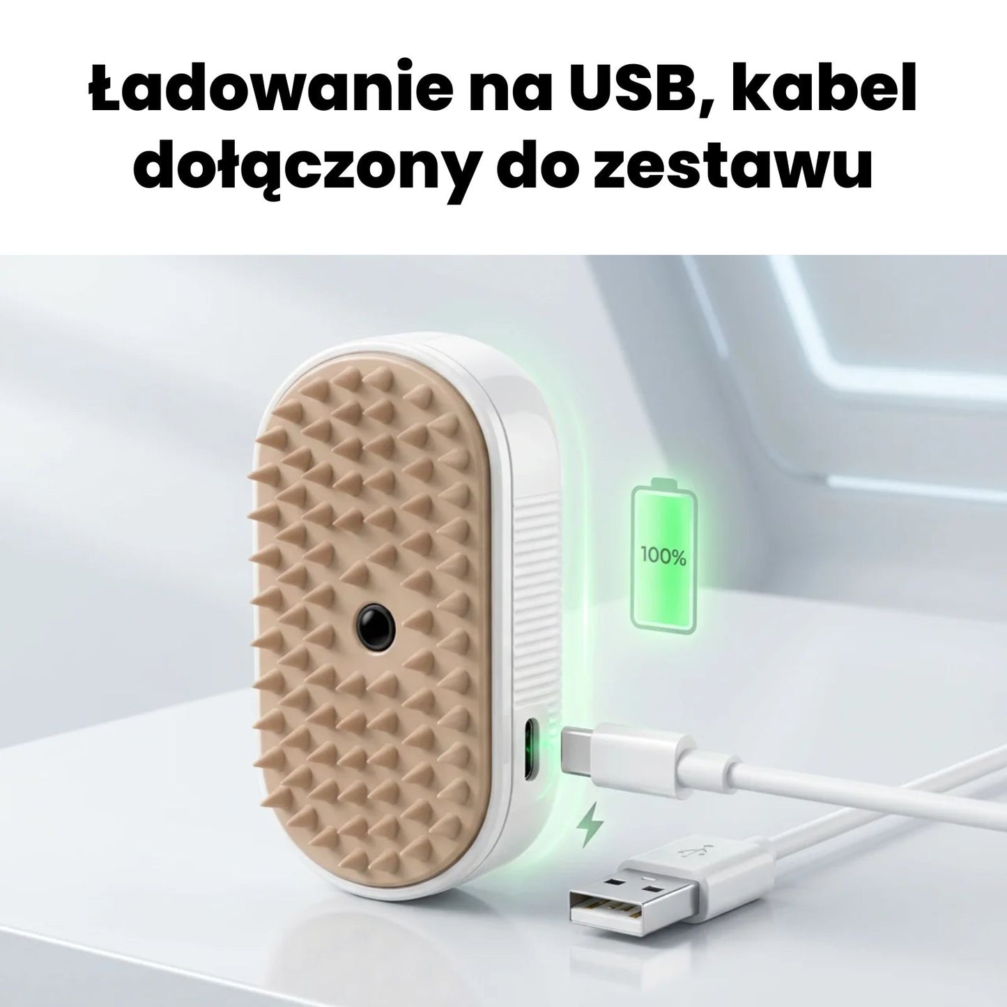 Pet Steamer - Szczotka z mgiełką do sierści