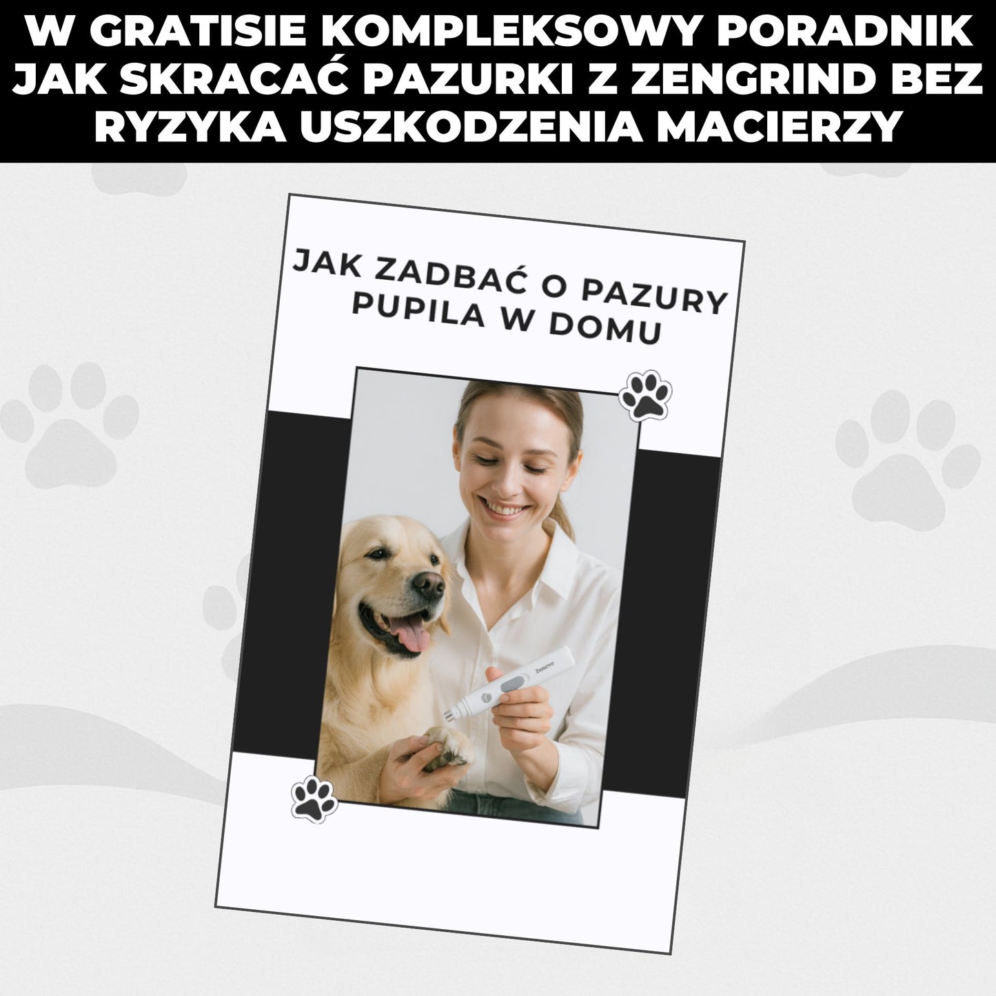 ZenGrind - Elektryczny Pilnik do Pazurków dla Psów i Kotów