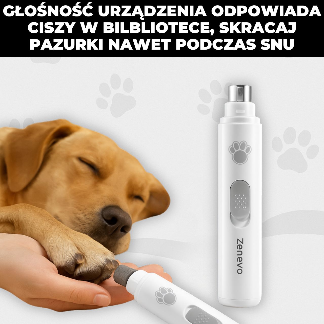 ZenGrind - Elektryczny Pilnik do Pazurków dla Psów i Kotów