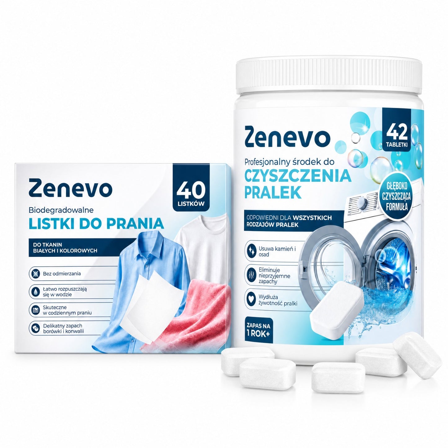 Zestaw Świeże Pranie - Listki + Tabletki