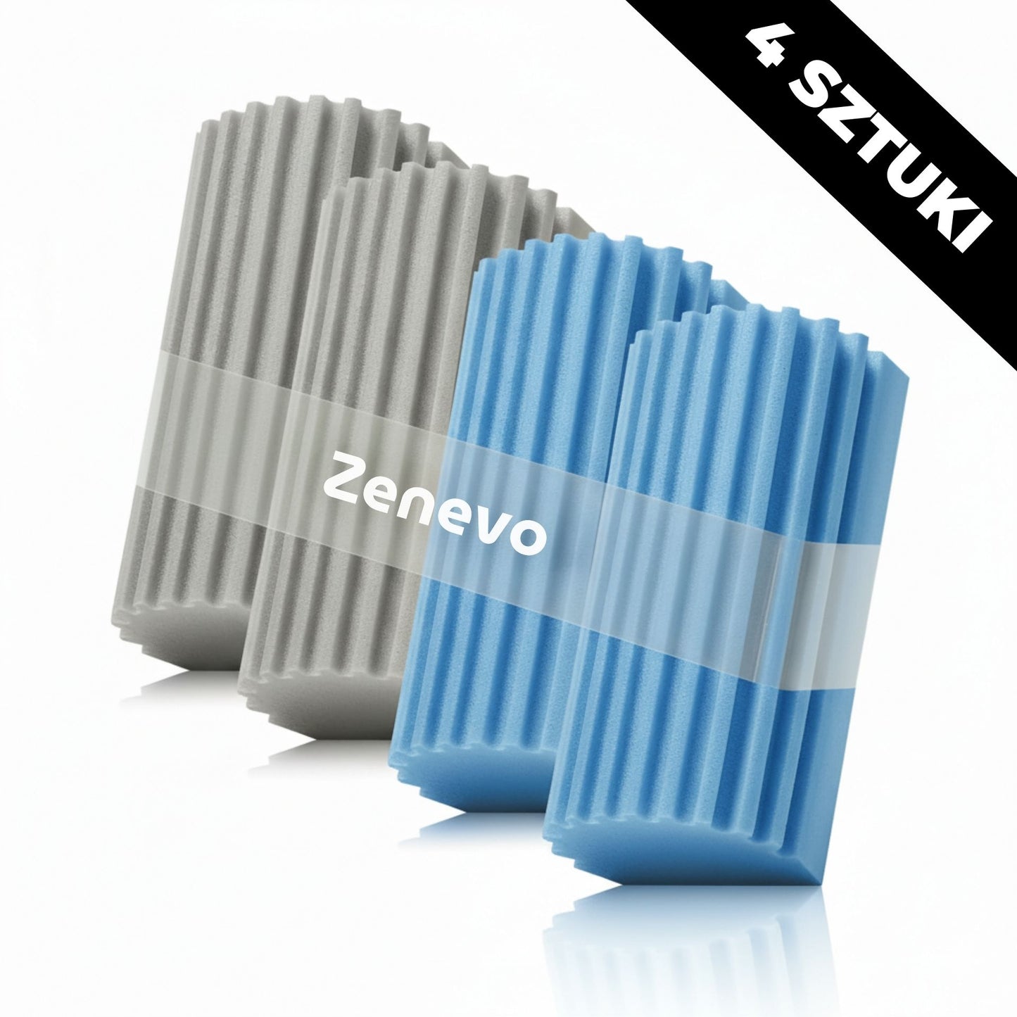 Gąbki Zenevo Dusto 4 szt