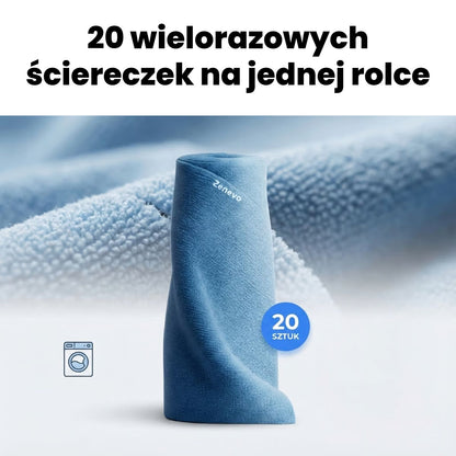 Ściereczki z mikrofibry na rolce 20szt