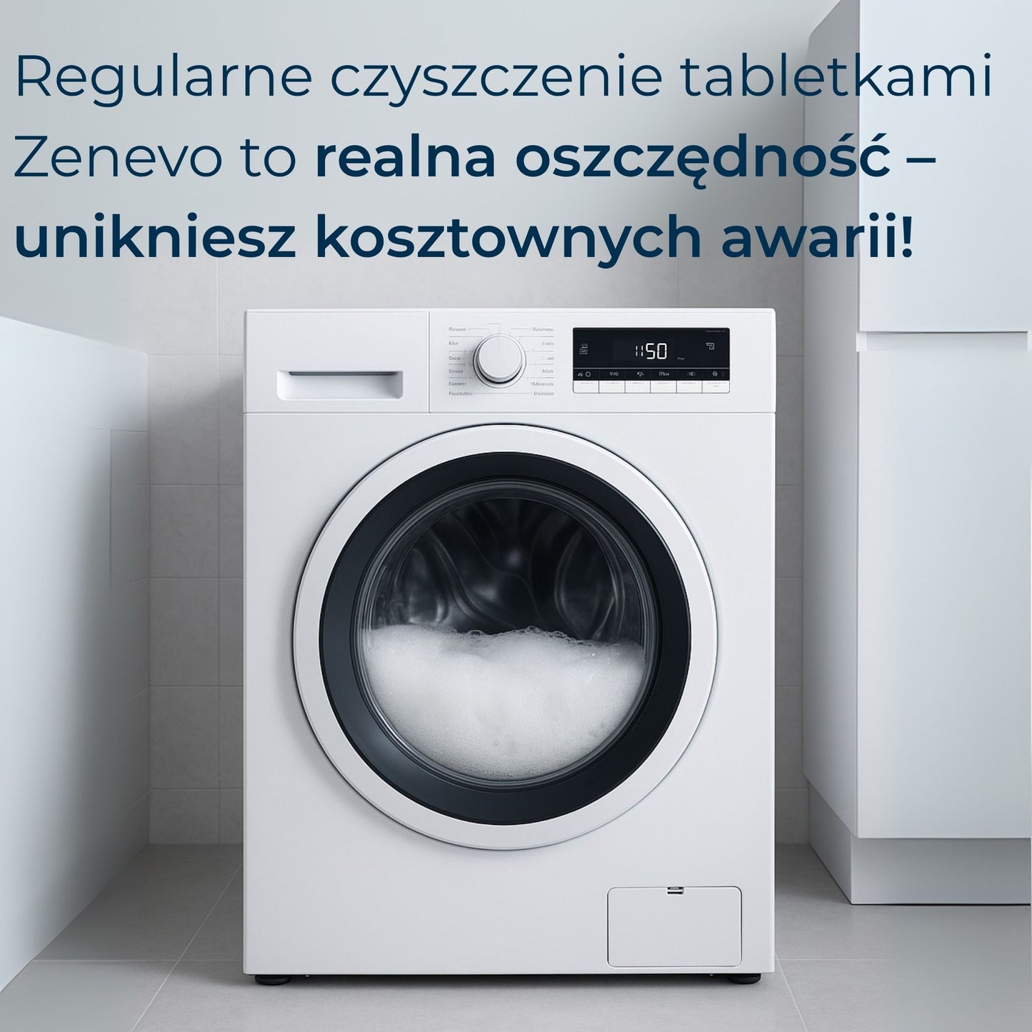 Zenevo - Profesjonalny środek do czyszczenia pralek 42 tabletki