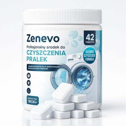 Zenevo - Profesjonalny środek do czyszczenia pralek 42 tabletki