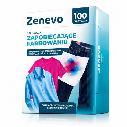 Chusteczki wyłapujące kolor do prania, 100 szt.