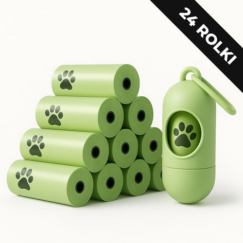 Woreczki na odchody 360szt + Etui