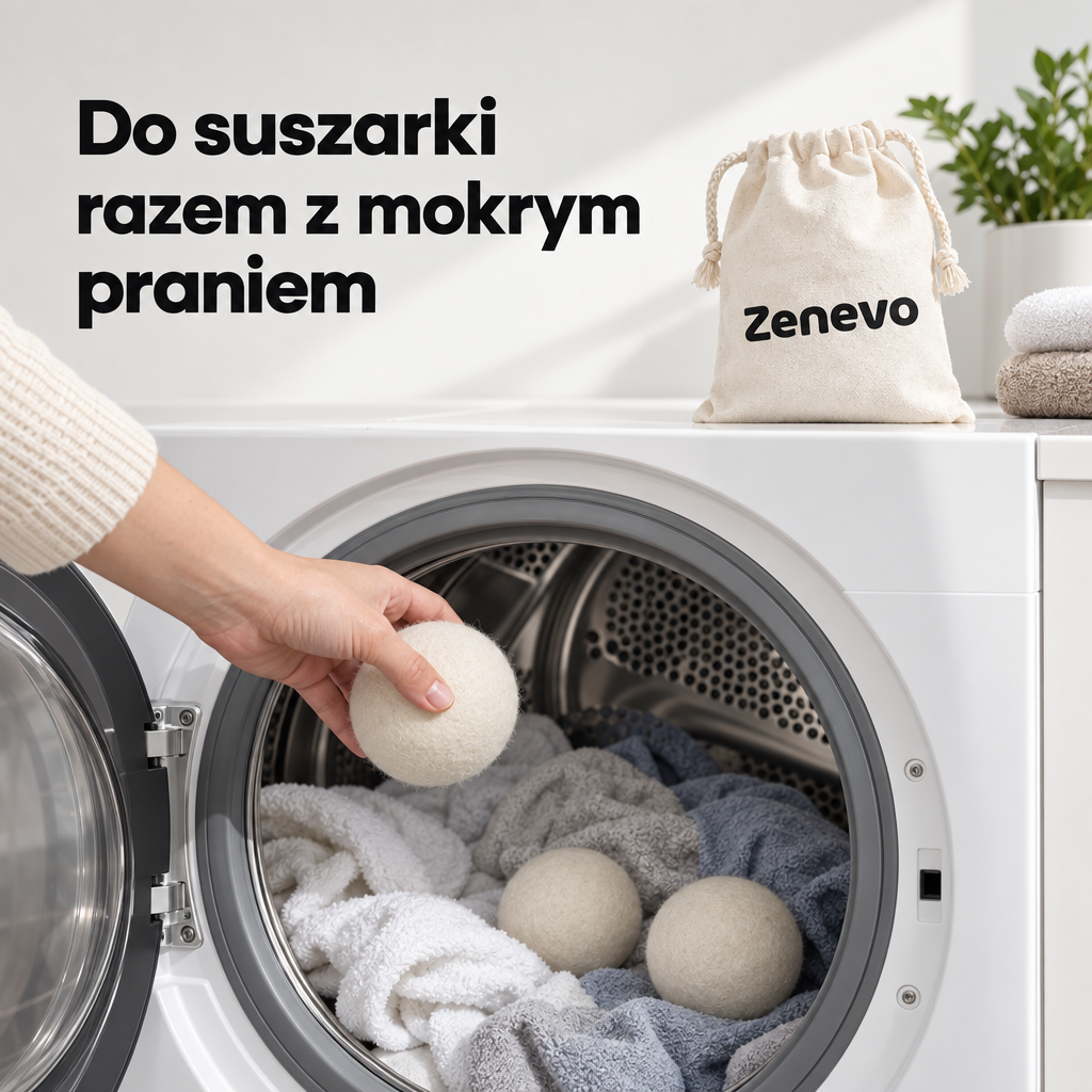 Kule do suszarki wełniane - 6 sztuk