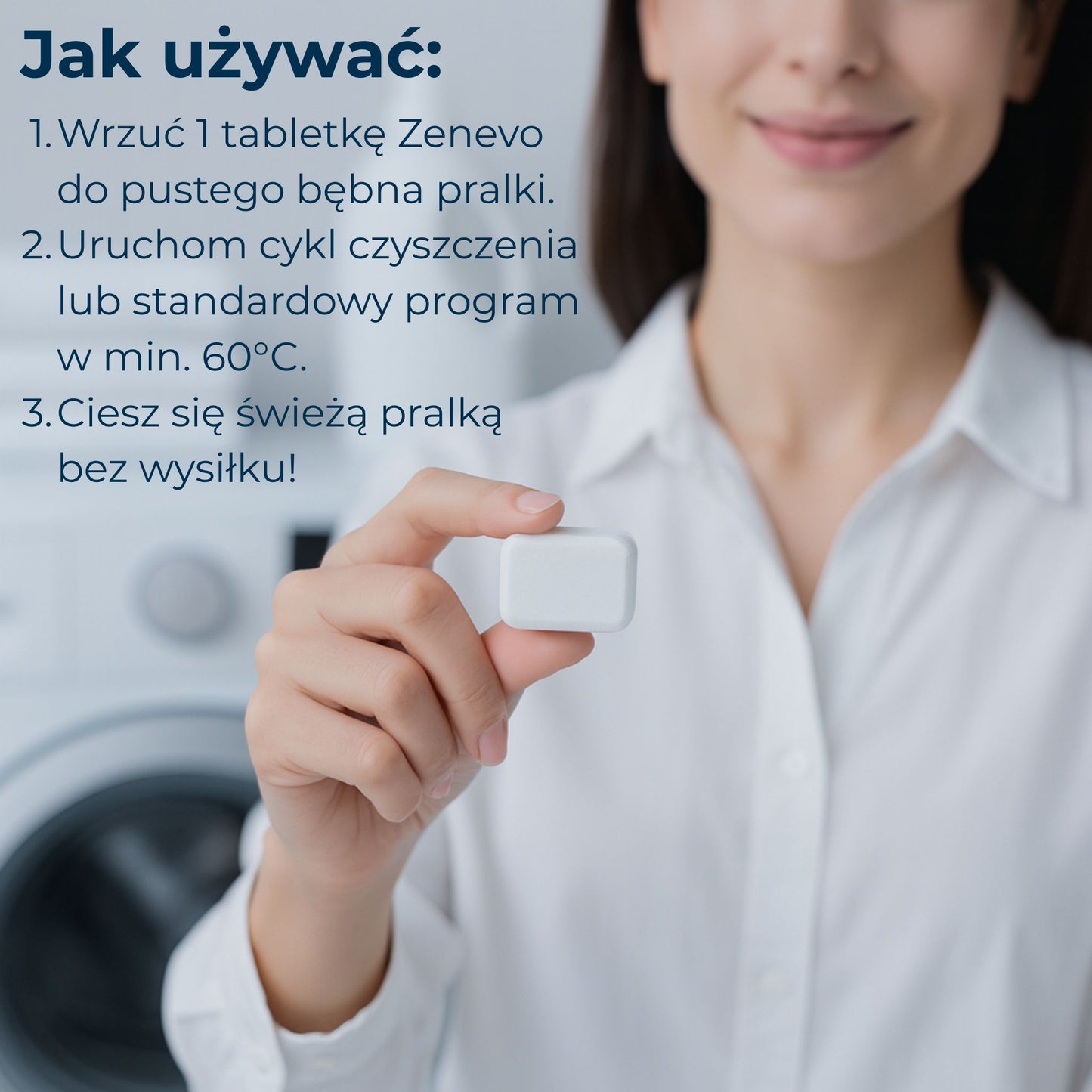 Zenevo - Profesjonalny środek do czyszczenia pralek 42 tabletki