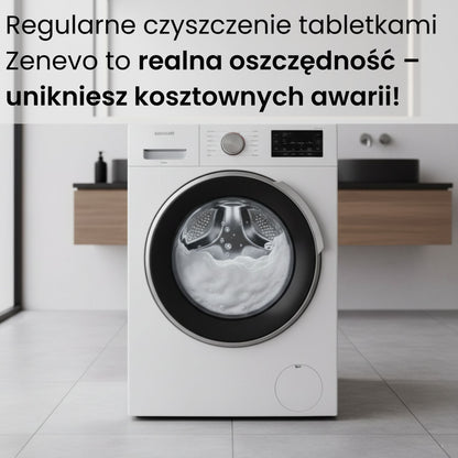 Zenevo - Profesjonalny środek do czyszczenia pralek 42 tabletki