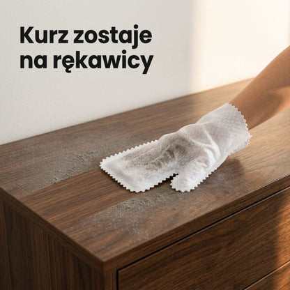 Rękawice z mikrofibry do kurzu - 10 sztuk