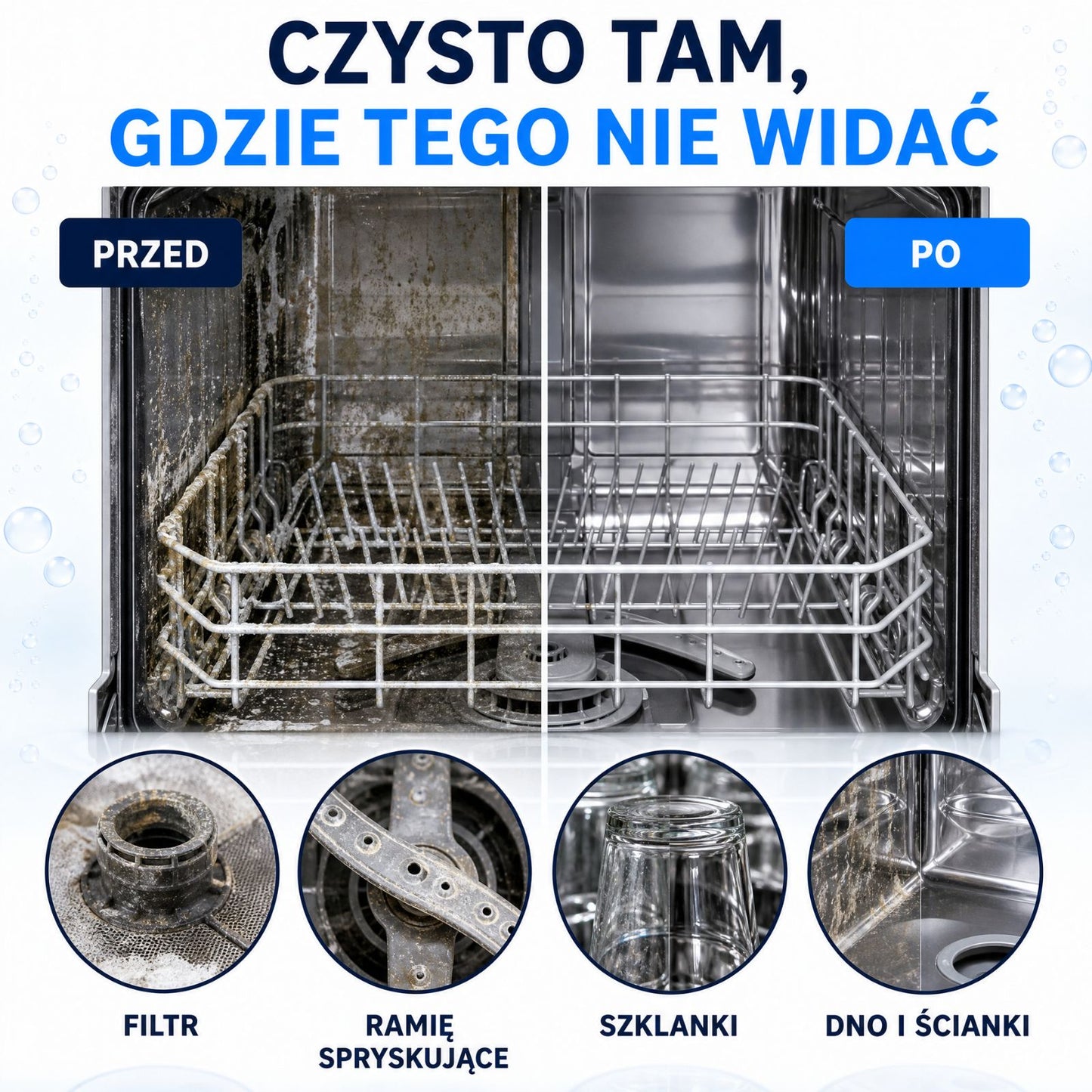 Tabletki do czyszczenia Zmywarki Zenevo - 20 szt