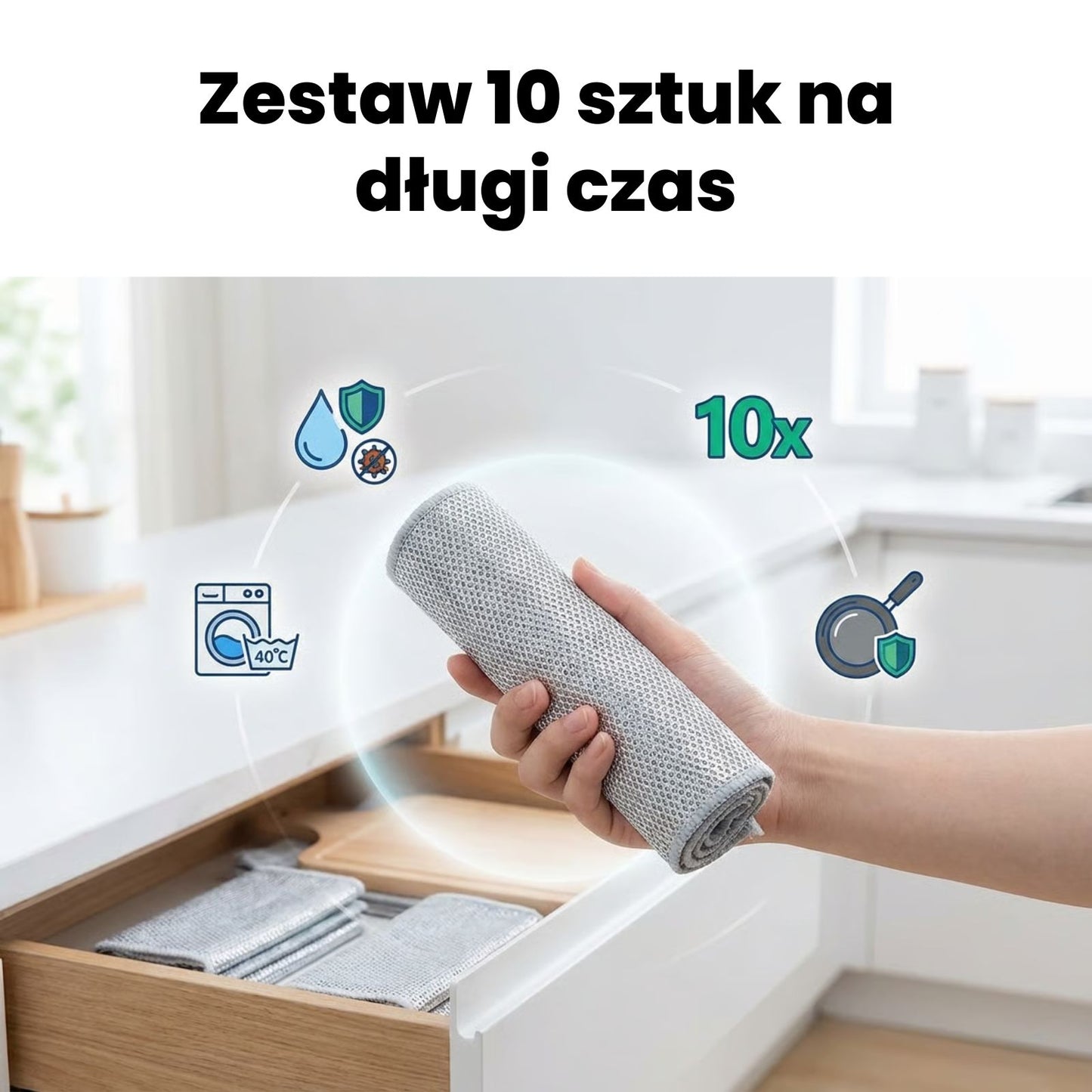 Ścierki Zenevo Puriso 10 szt