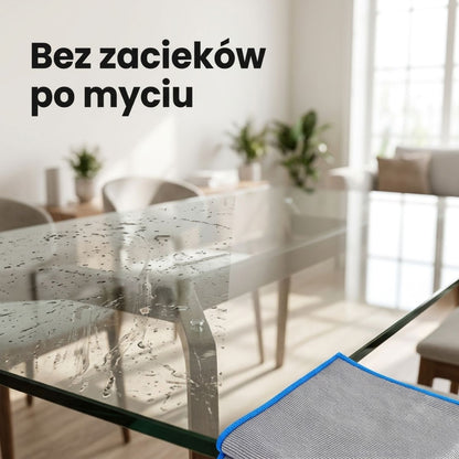 Magiczne ściereczki do szkła i luster - 4 sztuki 30x30 cm
