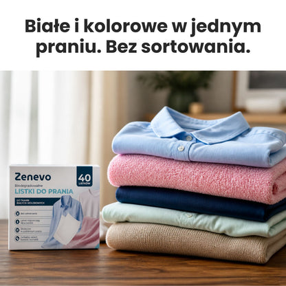 Listki piorące do prania Zenevo 40 szt