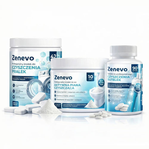 Zestaw Czysta Pralka + Toaleta + Butelki