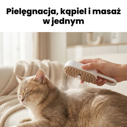 Pet Steamer - Szczotka z mgiełką do sierści