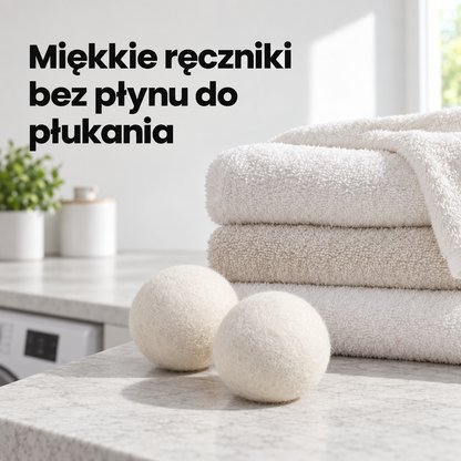 Kule do suszarki wełniane - 6 sztuk