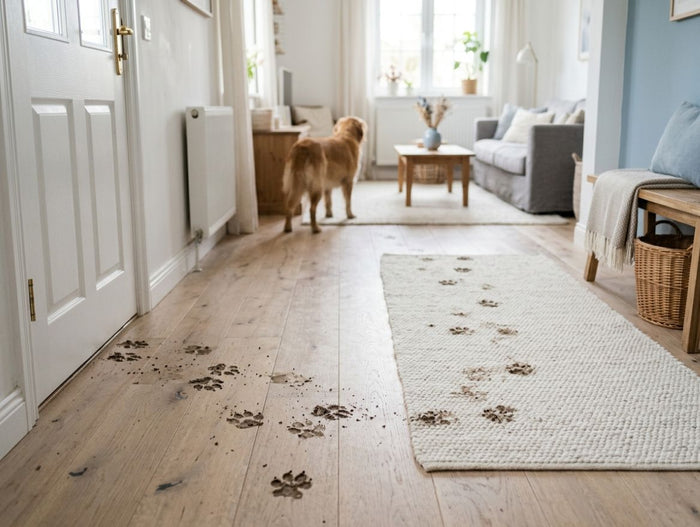 Clean your paws before the dirt hits the furniture