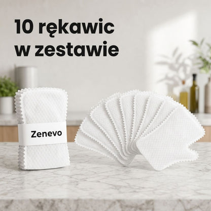 Rękawice z mikrofibry do kurzu - 10 sztuk