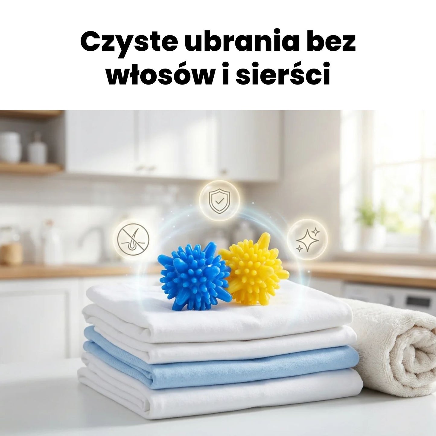 Kulki do prania zbierające sierść 10szt