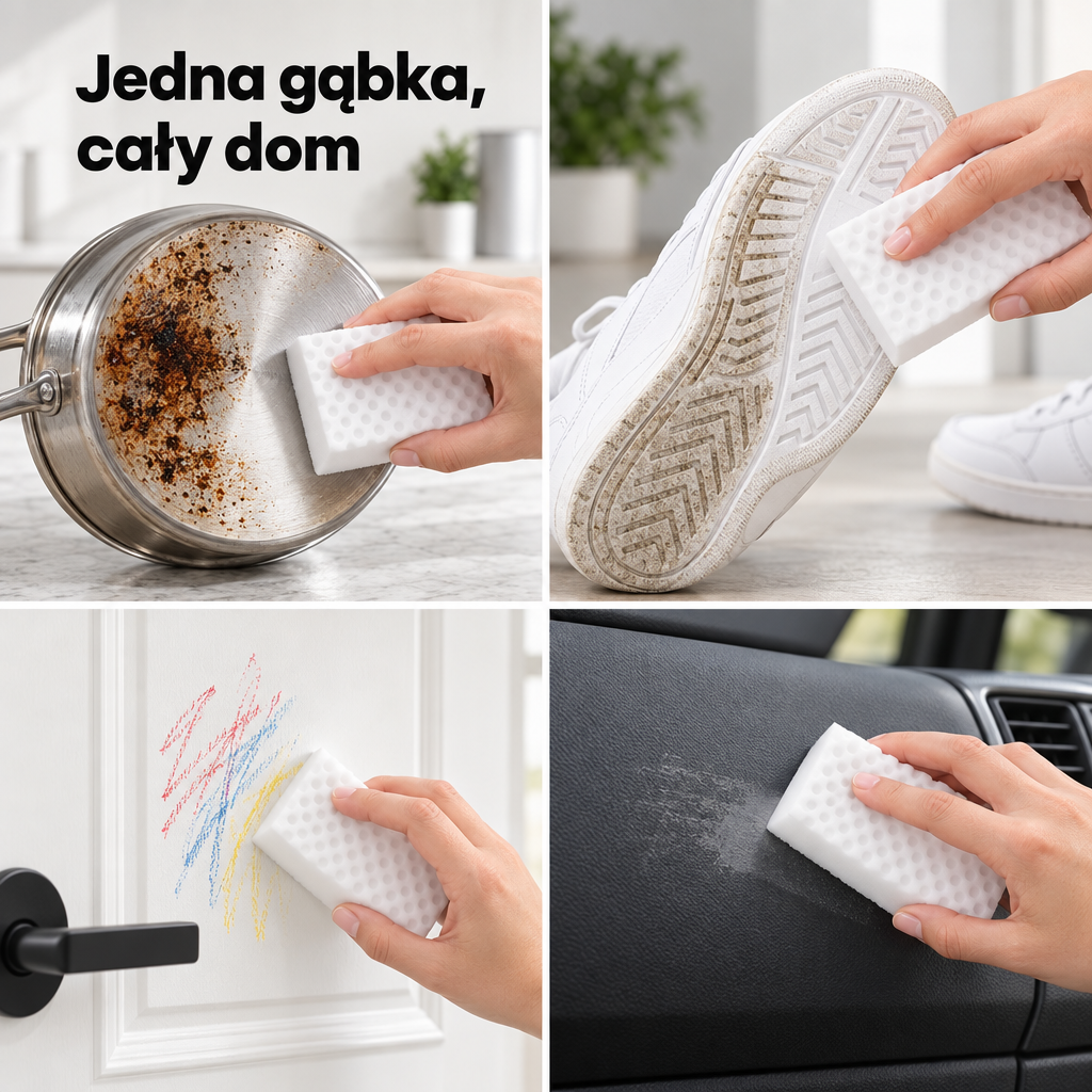 Magiczne gąbki z wypustkami - 10 sztuk