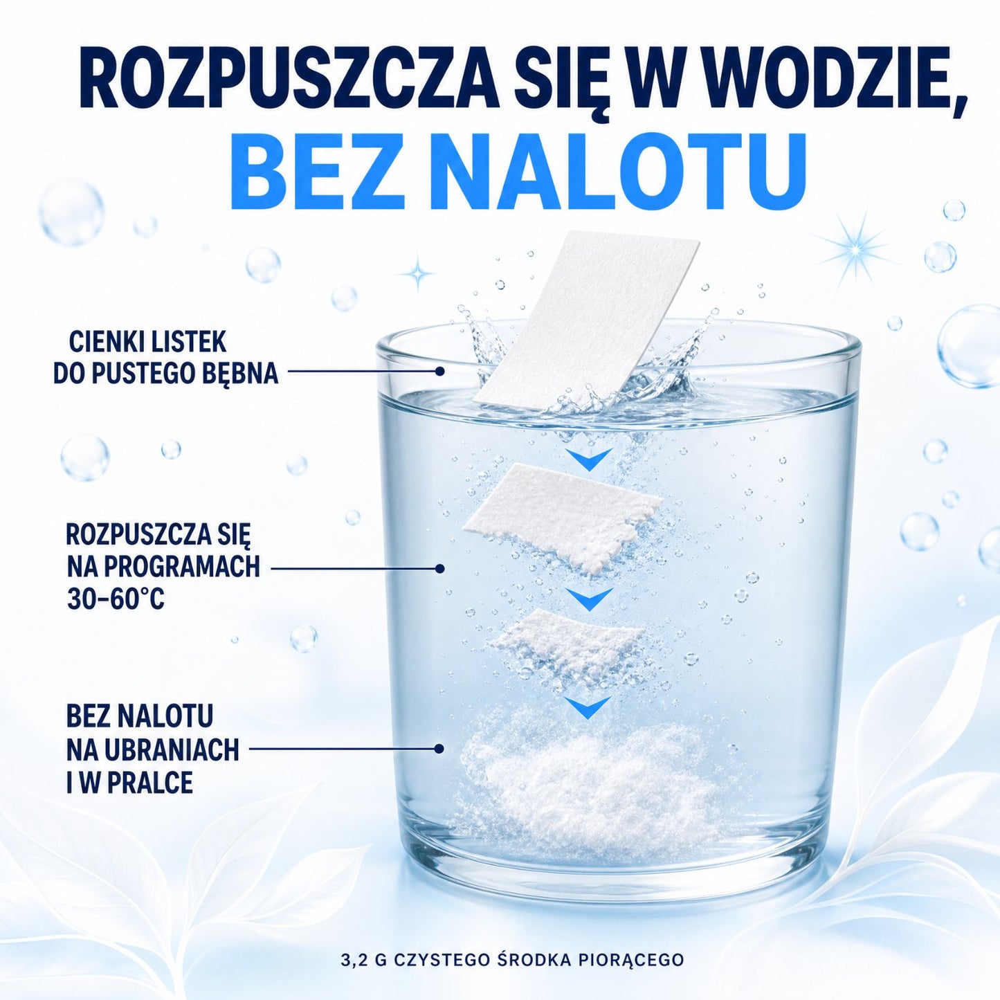 Listki piorące do prania Zenevo 40 szt