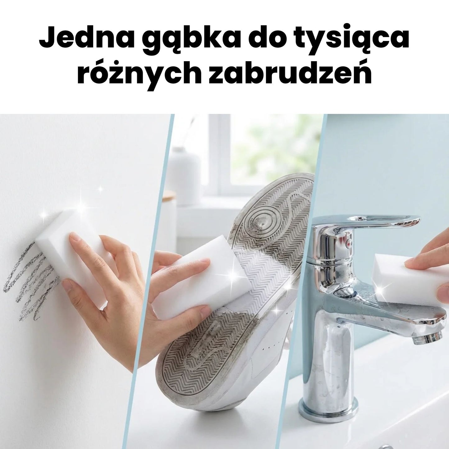 Magiczne gąbki 10 szt