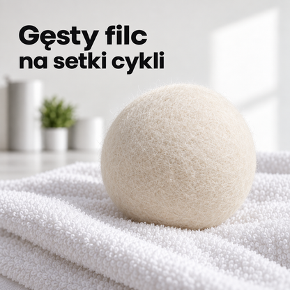 Kule do suszarki wełniane - 6 sztuk