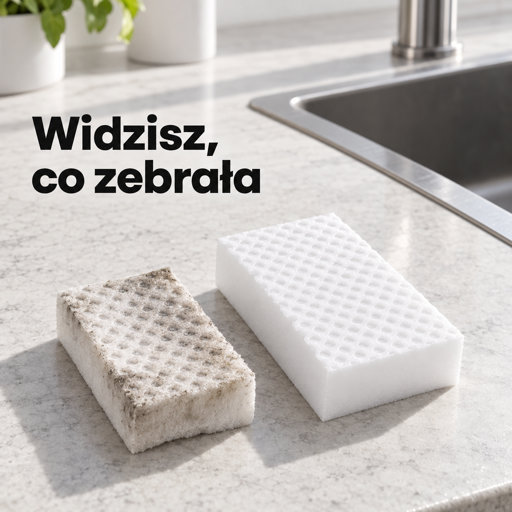 Magiczne gąbki z wypustkami - 10 sztuk