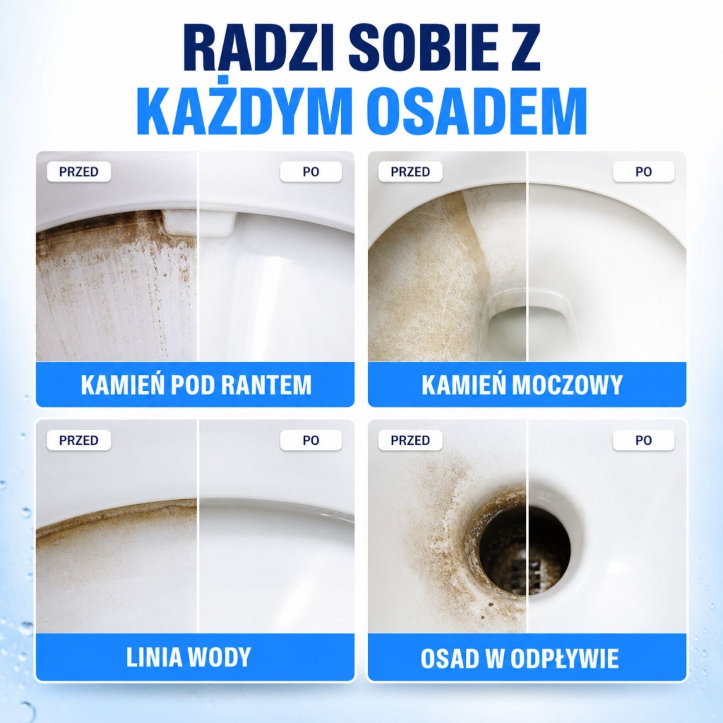 Aktywna Piana do czyszczenia WC Zenevo