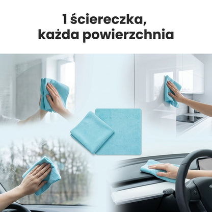 HydroClean - Magiczne Ściereczki Bezsmugowe 2szt