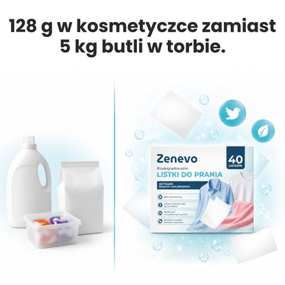 Listki piorące do prania Zenevo 40 szt