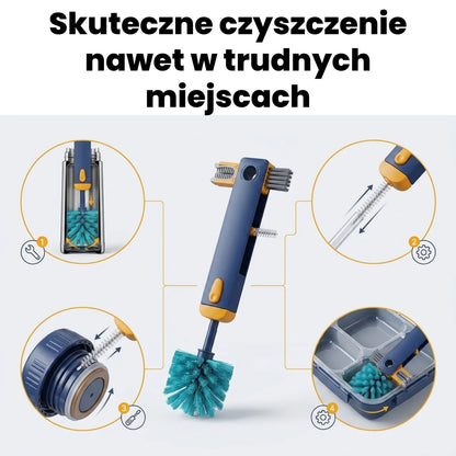 Szczotka do czyszczenia butelek 4w1