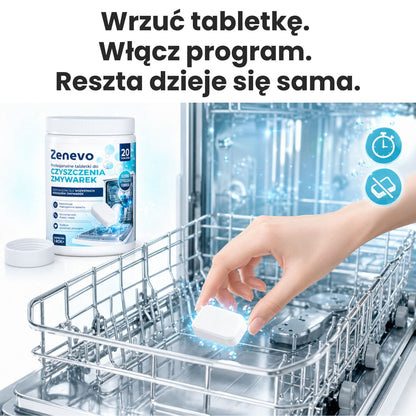 Tabletki do czyszczenia Zmywarki Zenevo - 20 szt