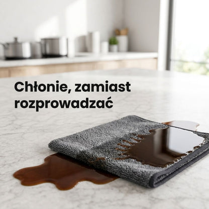 Ściereczki z mikrofibry dwustronne - 5 sztuk 30x30 cm