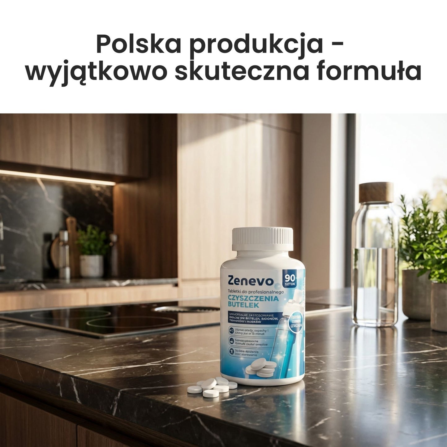 Zenevo - Tabletki do czyszczenia butelek