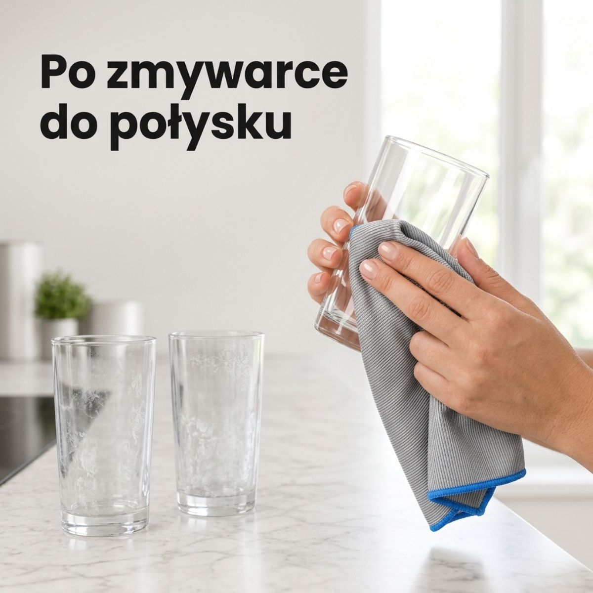 Magiczne ściereczki do szkła i luster - 4 sztuki 30x30 cm