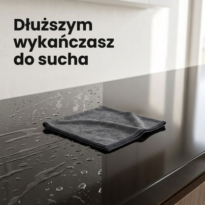 Ściereczki z mikrofibry dwustronne - 5 sztuk 30x30 cm