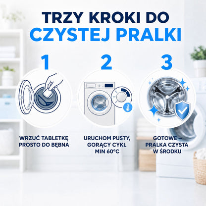 Tabletki do czyszczenia Pralki Zenevo - 42 szt