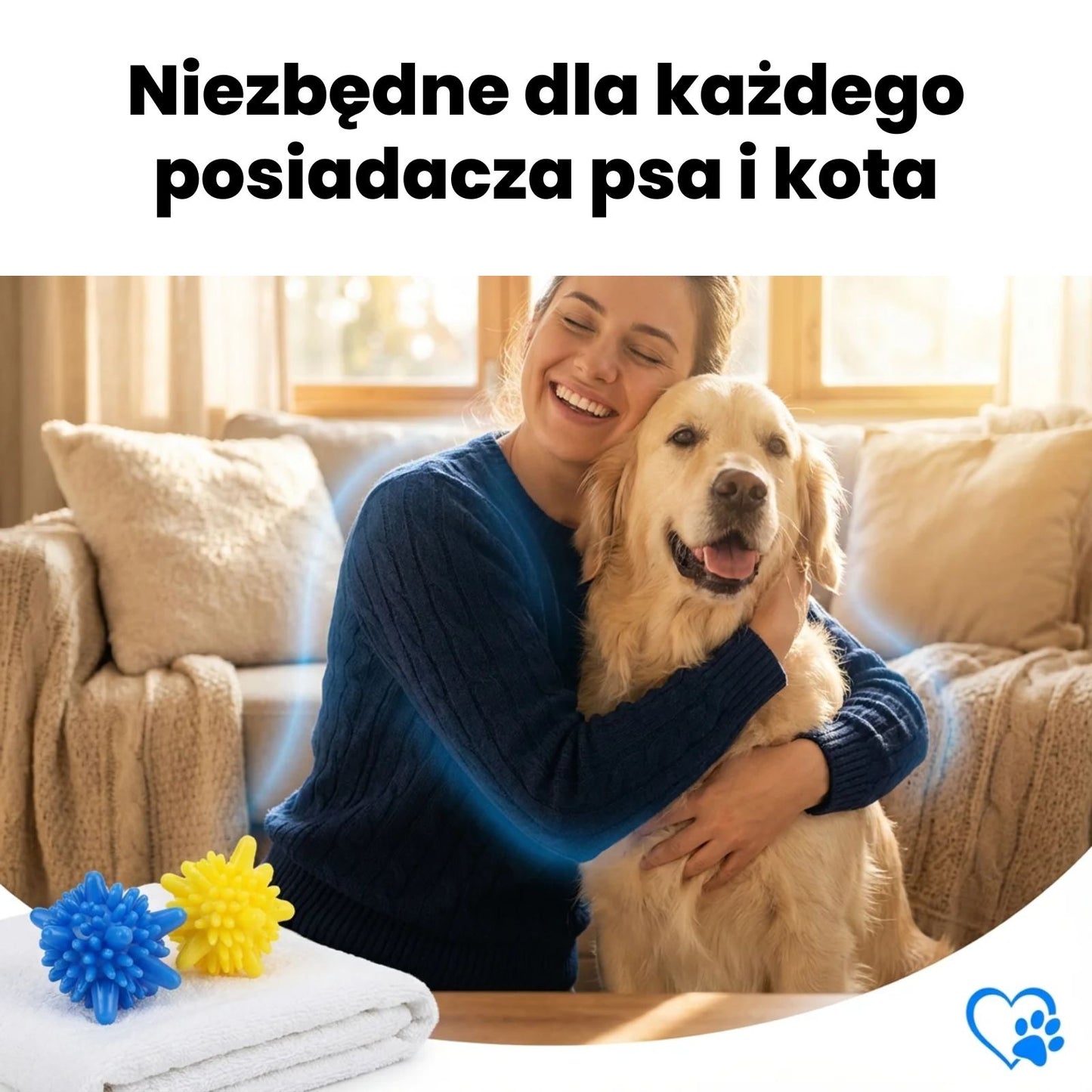 Kulki do prania zbierające sierść 10szt