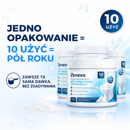 Aktywna Piana do czyszczenia WC Zenevo