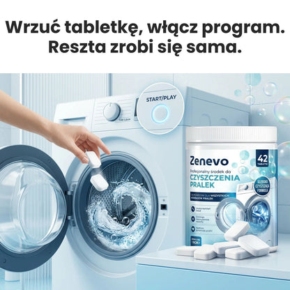 Tabletki do czyszczenia pralki Zenevo - 42 szt